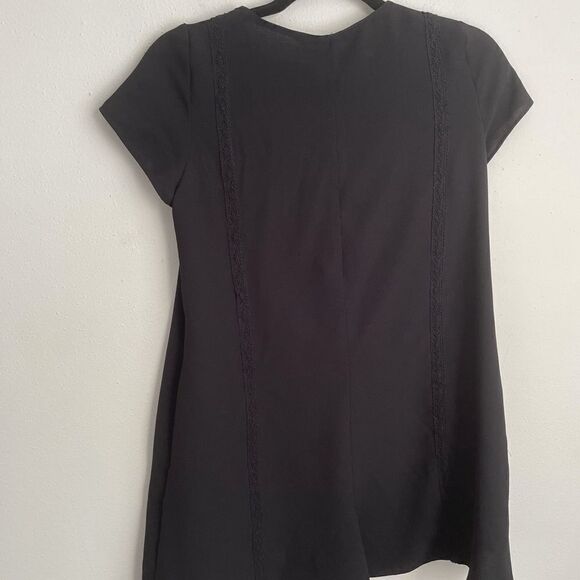 ZARA Black V-Neck Crepe play suit romper - Picture 13 of 15